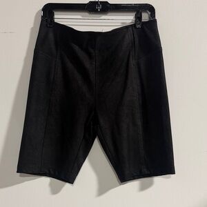 Free People Black Flat Front Men's Shorts
